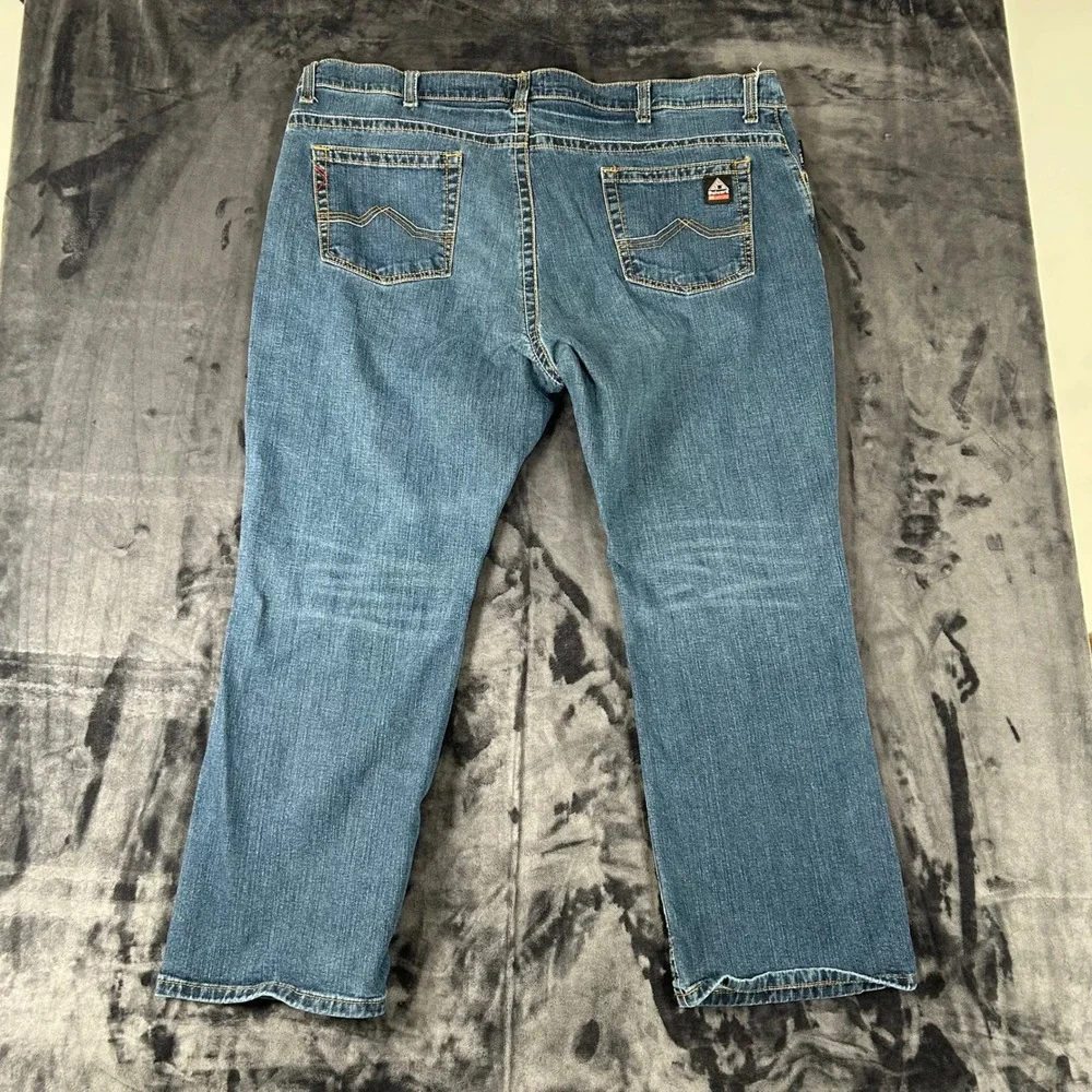 Bulwark FR Flame Resistant Jeans Mens 46x30 Blue Denim Work Pants PSJ2SD2